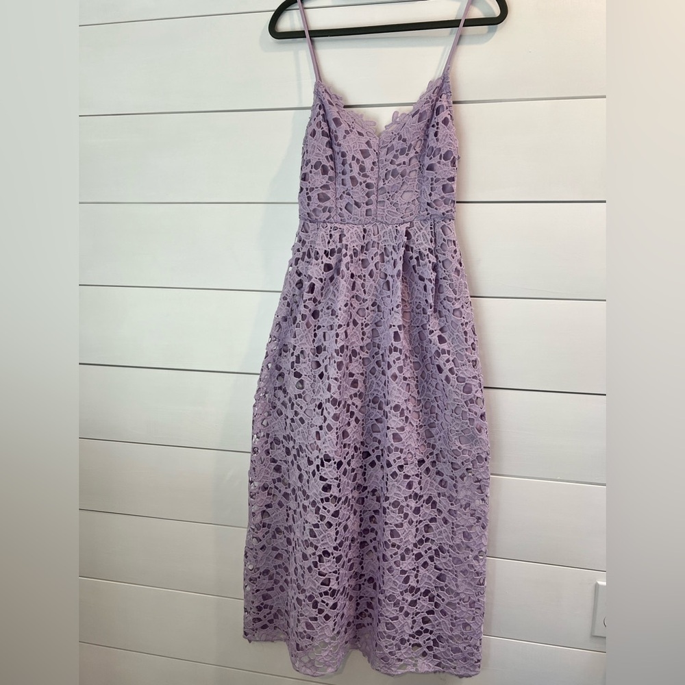 Astr the Label Violet Purple Dress eyelet lace